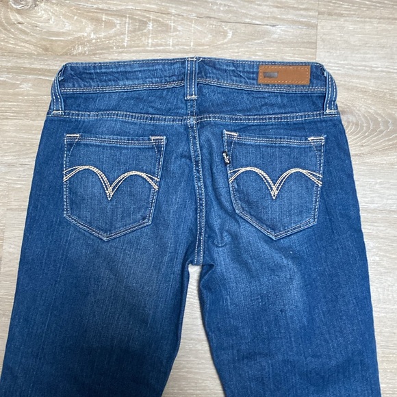 Levi's Women's Demi Curve Low Cut Skinny Jeans Blue Jeans Size 6 - Picture 7 of 8